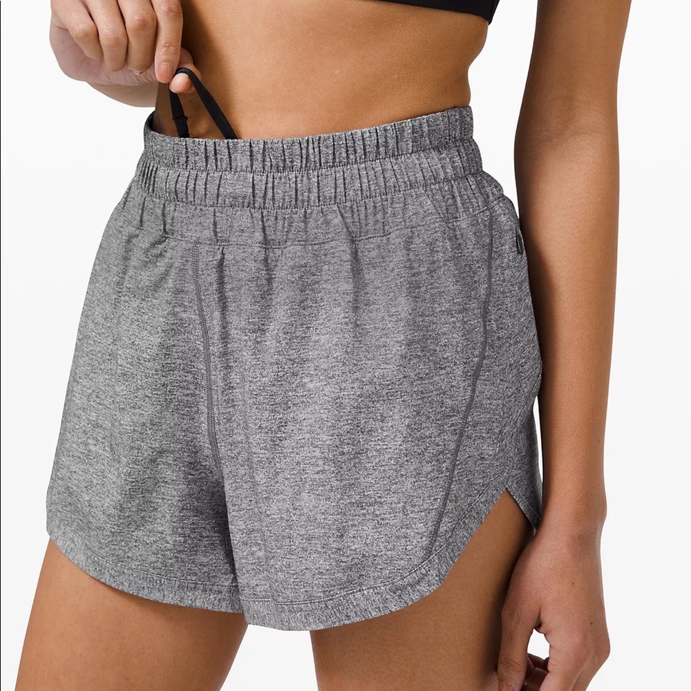 Lululemon Track That High Rise Lined Shorts 3”